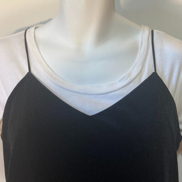 A New Day SZ L Classic black velvet camisole Whimsigoth Party Goth Formal Party - Picture 3 of 6